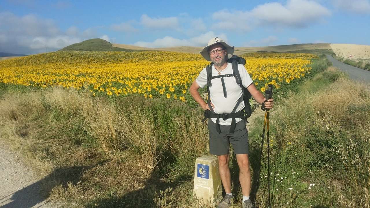 gianni amerio in cammino per santiago
